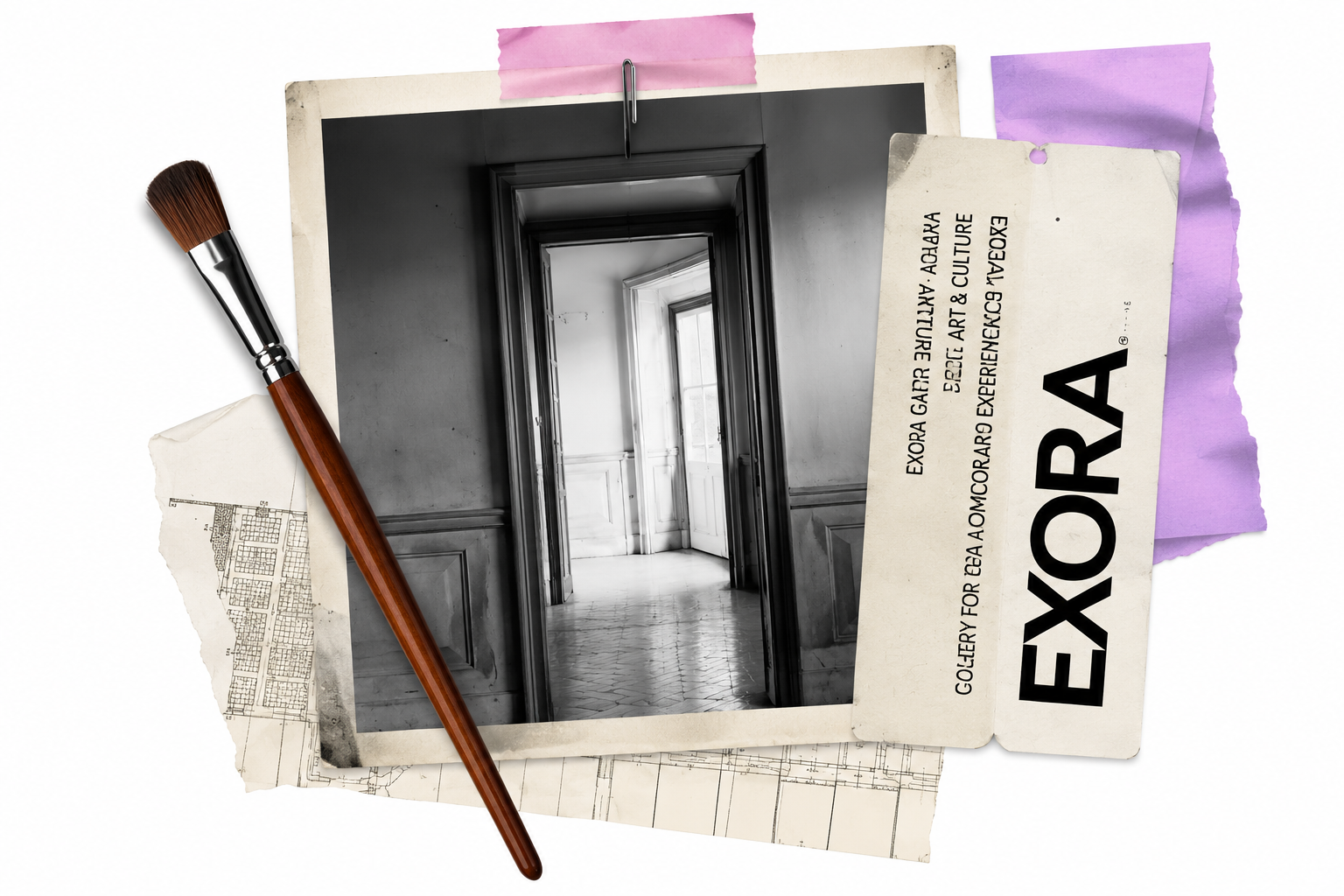 Collage artístico de EXORA