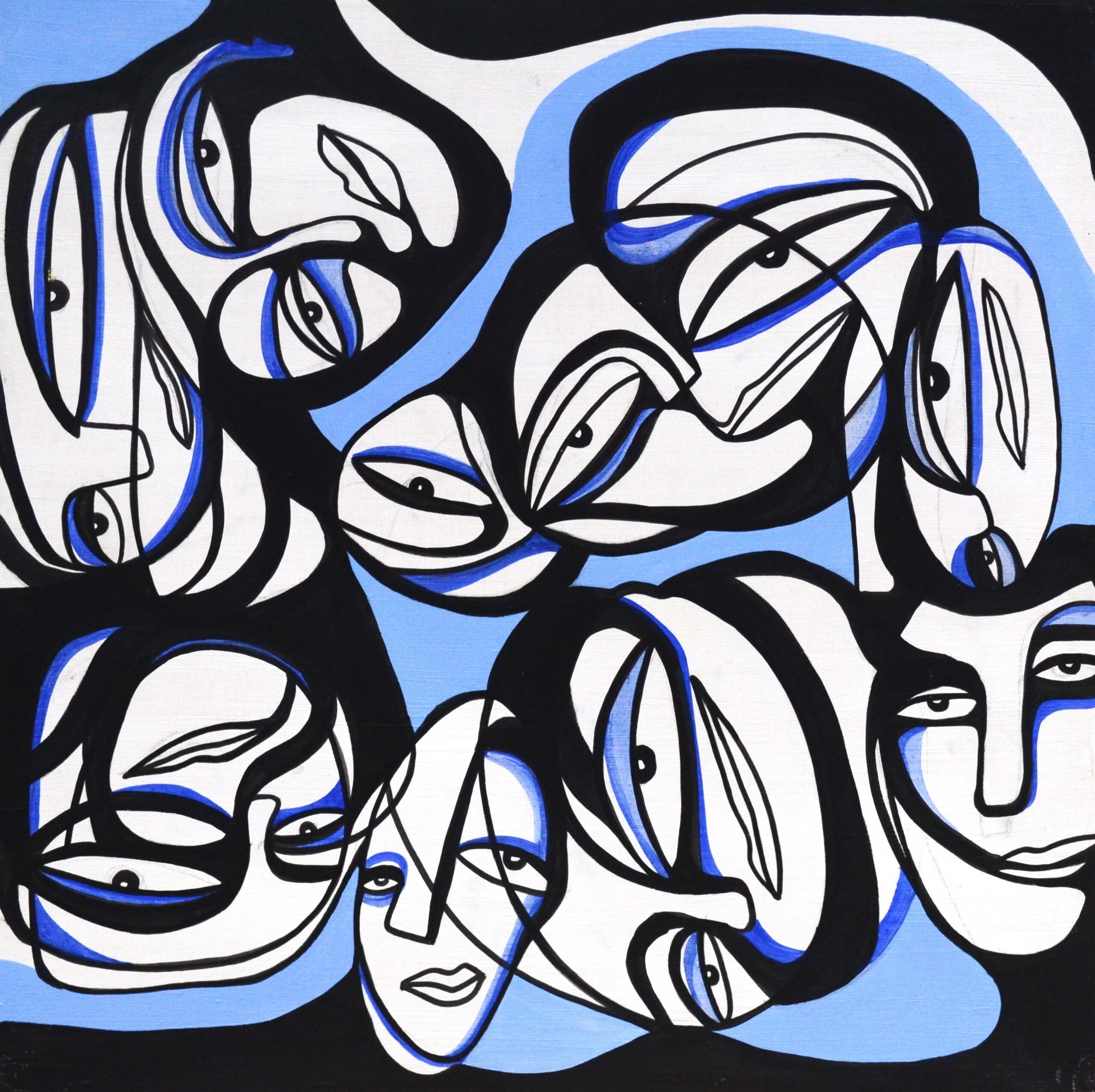 Interfaces II azul - Natalia Barrio - Imagen 2