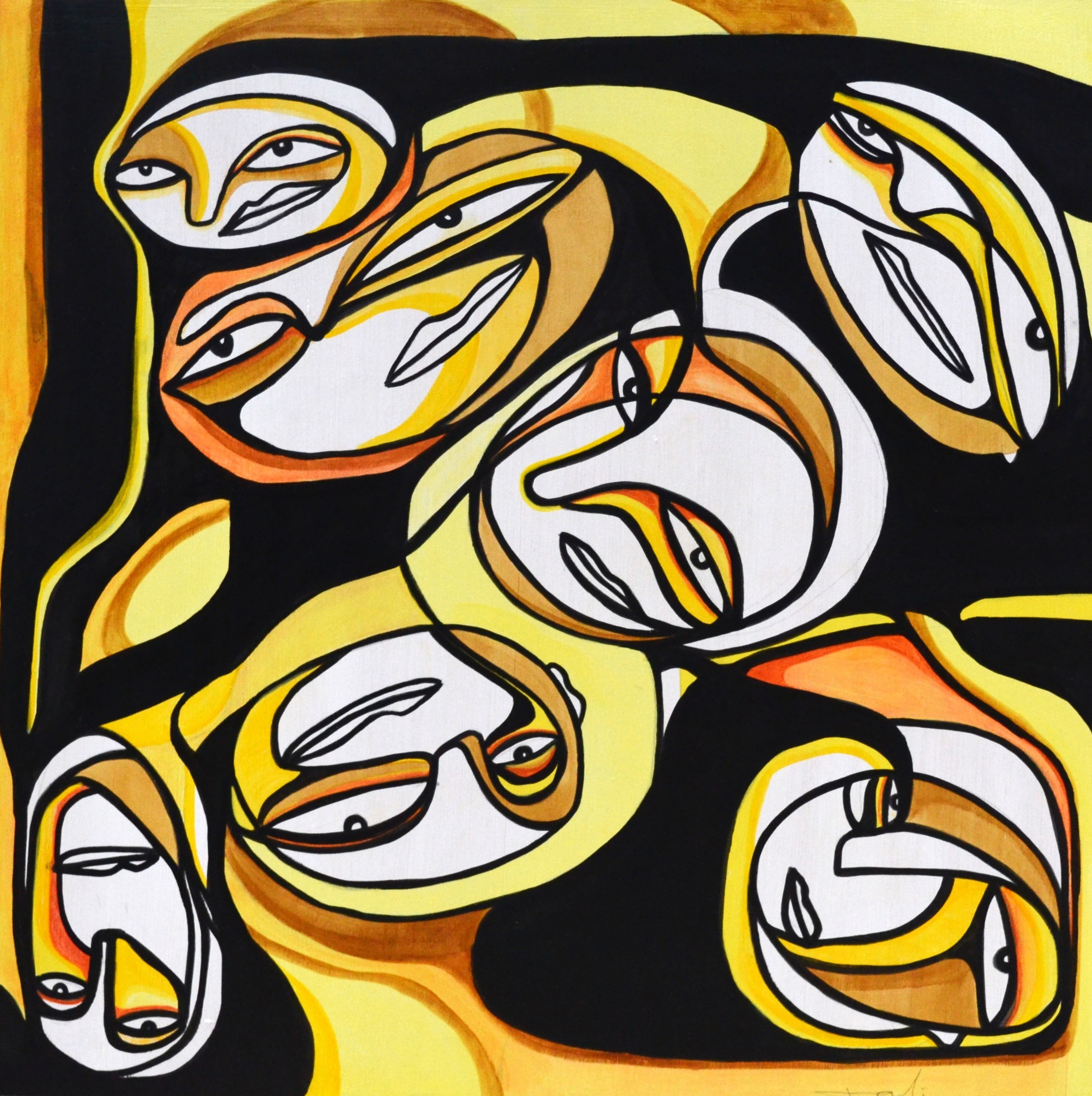 Interfaces II amarillo - Natalia Barrio - Imagen 2